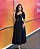 Vestido preto com manga bufantes - Imagem 1