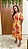 Vestido de crepe com estampa tropical - Imagem 1