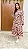 Vestido estampado Cow print com estampa com fundo claro e marrom - Imagem 1