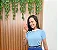 Blusa com pedrarias pratas - Imagem 1