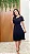 Vestido Preto curto com cinto - Imagem 1