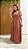 Vestido longo floral com decote coração e cinto - Imagem 1