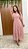 Vestido Rosa com mangas Bufantes/princesa, e Saia 3 Marias - Imagem 1