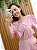 Blusa Rosa com laço na gola - Imagem 1