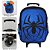 Kit Mochila Escolar Infantil Tam G de Rodinhas Spider - Imagem 2