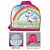 Kit Mochila Escolar Infantil Tam G de Rodinhas Unicórnio - Imagem 5