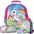 Kit Escolar Mochila Infantil de Rodinhas Tam M Unicórnio - Imagem 1