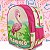 Kit Mochila Escolar Infantil Flamingo Costas Tam M - Imagem 3