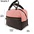 Necessaire Bolsinha Rosa e Marron - Vou leve - Imagem 3