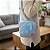 Kit Mochila Feminina Margaridas Azul com Lancheira e Estojo - Imagem 5