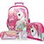 Kit Mochila Com Rodinhas Unicórnio Fantasy Tamanho G - Vou Leve - Imagem 1