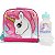 Kit Mochila Escolar Infantil Costas Unicórnio Fantasy Tamanho G - Imagem 5