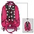 Kit Escolar Infantil Mochila Lancheira e Estojo Duplo Caveirinhas - Imagem 3