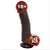 Prótese Peniana 21cm Real Peter Super Macio Marrom - Imagem 1