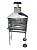 Churrasqueira de Carrinho para Espetinhos Galvanizada modelo C-800g - Imagem 4