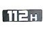 Emblema Letra 112 H Para Sca 112H (306498) - Imagem 1