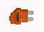 Fusivel 4,3A 700/800V Laranja Mercedes MBB (6645487218) - Imagem 1