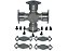 Cruzeta Cardan 49,2X154,7Mm Volks CONSTELLATION 26280/31320/WORKER 26310/2 (2Z0525717) - Imagem 1