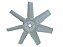 Helice Om366-7 PaS/ Plastico Furo 34MM Mercedes OM366-CAM./OF1318/OF1315-ONIBUS (3762000224) - Imagem 1