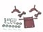 Suporte Cardan Boiadeiro S/ Rolete Mercedes L 1113/1313/1513/HPN 1214 (3444107040) - Imagem 1