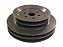 Polia Bomba D Agua Ferro 4 Canal.Furo-28 Mercedes OM 366-1620-CAM.INTERC. (3762001105) - Imagem 1