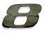 Emblema Numero 8 Cromado Mercedes AXOR/ATEGO (9438171914) - Imagem 1