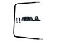 Braco Espelho Retrovisor 18MM (1 Lado) Mercedes 1113A2213(SERVE LADO-ESQ./DIR.) (3318100114) - Imagem 1