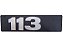 Emblema '113' Cabine Para Sca 113 (384103) - Imagem 1