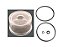 Copo Separador Agua Copo Vidro C/ Borrach Mercedes HPN1620/1621 (0004700279) - Imagem 1