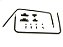 Jogo Braco Espelho Retrovisor 16MM Mercedes 1113A2213(SERVE LADO-ESQ/DIR.) (3318100014) - Imagem 1