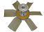 Helice 6 Pas(Nylon)Com Cubo Volks VW6.80/6.90/7.90 (T06121301) - Imagem 1
