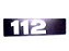 Emblema 112 Moderno Cabine Sem H Para Sca 112 DE1987 A 1992 (306498) - Imagem 1