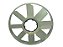 Helice Nylon 8 Pas C/Anel Mercedes OM926LA/1933S/2628BK/2825/2826BK/2831/28 (9062050906) - Imagem 1