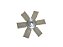 Helice 6 Pas(Nylon) Com Cubo Volks VW6.80/6.90/7.90 (T06121301) - Imagem 1