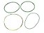 Kit Aneis Camisa Bloco Motor Original Mercedes OM-447/449LA (0159979048) - Imagem 1