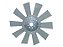 Helice 10 Pas Plastico Mwm 420MM 4/8 Fur Volks 7100/8100/8140 ATE 97/MICRO ONIBUS MWM/8 (2RD121303) - Imagem 1