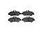 Pastilha Freio Traseiro Sprinter S/ Sensor Mercedes SPRINTER 311/415 2012... (0084205120) - Imagem 1