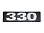 Emblema Frontal 330 Para Sca SERIE 4 ATE 2003 (1442283) - Imagem 1