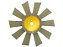 Helice 10 Pas(Nylon) Mercedes OM314/OM364/TOYOTA BANDEIRANTES (3142001223) - Imagem 1