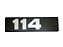 Emblema Frontal 114 Sem Letra G Para Sca SERIE 4 ATE 2003 (1390309) - Imagem 1