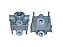 Valvula Rele/Saidas-1/2/3 = 3/8X1/2X1/4 Volks VW/FORD-CARGO/1215A/1421/12140/13130/141 (2RL607408A) - Imagem 1