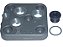 Tampa Cabecote Compressor De Ar Eletroni Mercedes 712C/914C/1215C/OF1417/LO914/OF1620/OF17 (0001312221) - Imagem 1