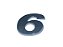 Emblema Numero 6/9 VW Injetado E Cromado Volks CONSTELLATION EURO V (511789) - Imagem 1