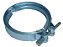 Abracadeira Escape 104-125MM (4`) Mercedes 1718/1933/OF1721/OF1723/OF1724 (6959970190) - Imagem 1