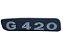 Letreiro G420 Cromado Para Sca SERIE 5 (1788561) - Imagem 1
