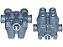Valvula Protetora 4 Circuitos Knorr Mercedes ACCELO 915C/712/914/LO916 (0034312306) - Imagem 1