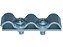 KIT Abracadeira Tripla Cano Tanque Mercedes TODOS (3129950232) - Imagem 1