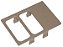 KIT Tampa Plast/ Do Painel Mbb Marrom Mercedes OH1625L/OH1629L/L-E 1418 (6886897339) - Imagem 1