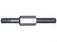 KIT Parafuso Regulagem Catraca(8X1.25X85)Especia Mercedes HPN-BICUDOS-2635/1620 (3894235074) - Imagem 1