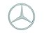 KIT 2 Estrela Grade Plastico 4 Travas 1 Pino Cent-Mercedes (9018170016) - Imagem 1